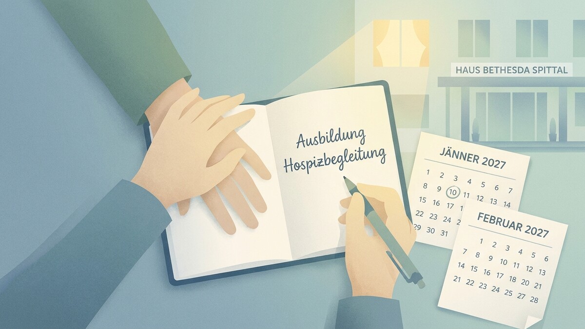 Ausbildung Hospizbegleitung im Haus Bethesda Spittal, Jänner und Februar 2027