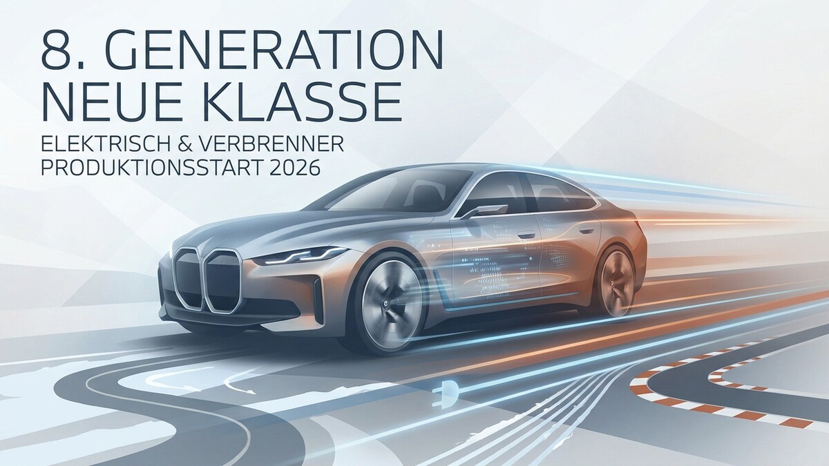 BMW 8. Generation Neue Klasse Elektro & Verbrenner Produktionsstart 2026