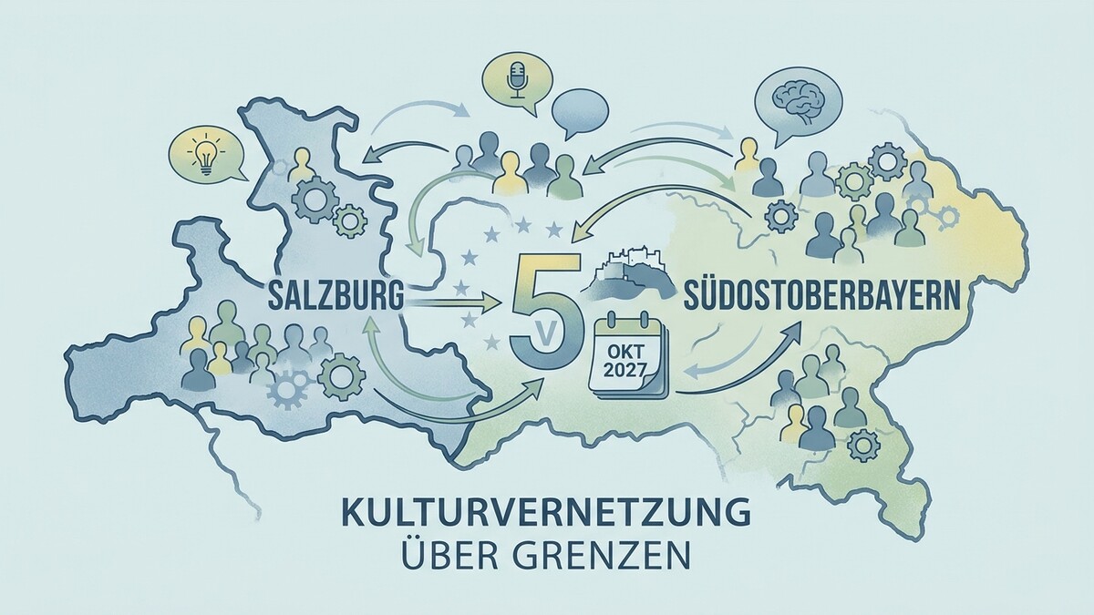 Kulturvernetzung Salzburg und Südostoberbayern: 5 Jahre bis Okt 2027