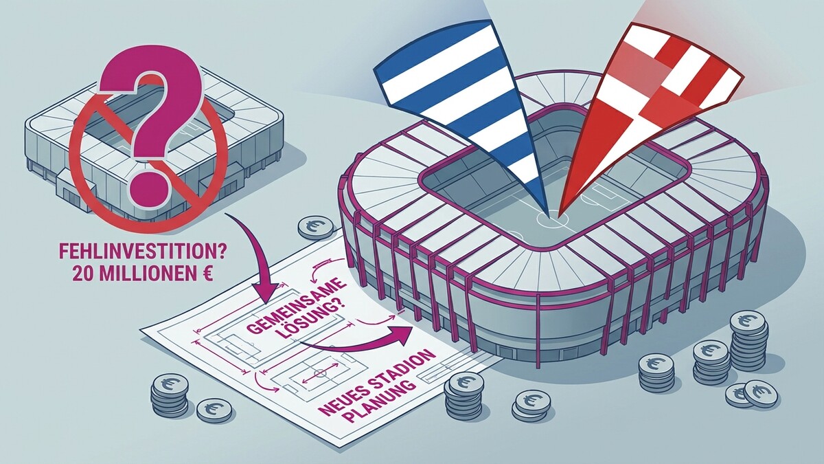 Stadienplanung: Fehlinvestition? 20 Millionen € vs. gemeinsame Lösung für neues Stadion