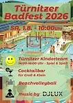 Tuerntzer Badfest 2026: Kinderteam, Cocktailbar und Beachvolleyball im Freibad Tuerntzer